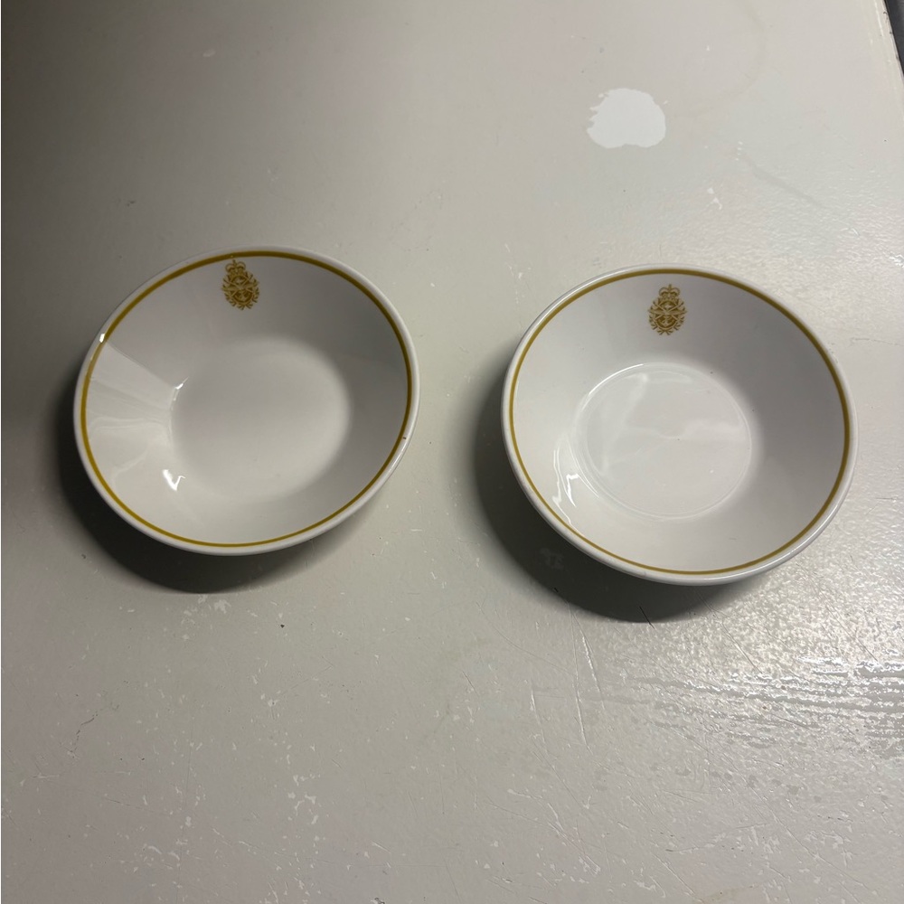 Canadian Armed Forces dessert bowls.
